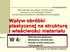 WOJSKOWA AKADEMIA TECHNICZNA Wydział Nowych Technologii i Chemii KATEDRA ZAAWANSOWANYCH MATERIAŁÓW I TECHNOLOGII