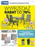 WYPRZEDAŻ RABAT DO 70% RABAT 20-50% NA WSZYSTKIE ARTYKUŁY OGRODOWE** 70% % 50% Scandinavian Sleeping & Living