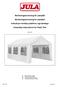 Monteringsanvisning för partytält. Monteringsanvisning for partytelt. Instrukcja montażu pawilonu ogrodowego. Assembly Instructions for Party Tent