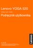 Lenovo YOGA 520. Podręcznik użytkownika YOGA IKB