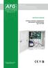 INSTRUKCJA OBSŁUGI. CENTRALA STERUJĄCA URZĄDZENIAMI ODDYMIANIA I PRZEWIETRZANIA typu: AFG Wersja: AFG-2004_16 ( ) [ oprogramowanie 3.