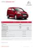 CITROËN BERLINGO VAN CENNIK LUTY CENY PLN netto LIVE FEEL. 1.6 VTi 98 L1 E