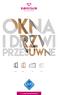 Katalog OKIEN I DRZWI PRZESUWNYCH