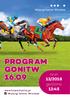 PROGRAM /2018. godzina 12:45.   Wyścigi konne. Wrocław