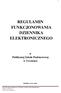 REGULAMIN FUNKCJONOWANIA DZIENNIKA ELEKTRONICZNEGO
