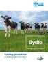 Katalog produktów w standardzie non GMO. Bydło