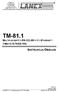 TM-81.1 MULTIPLEKSER 5 X RS-232, X ETHERNET / 2 MBIT/S G.703(G.704)