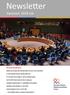 Newsletter. Kwiecień, 2018 rok. W numerze polecamy. Debata na forum Rady Bezpieczeństwa ONZ o roli młodzieży. w utrzymaniu pokoju i bezpieczeństwa.