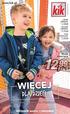 WIĘCEJ dla dzieci.   Moda. Więcej Mody, Większy Wybór, WIĘCEJ w KiK. Kurtki chłopięce rozmiary: , tylko 59,99