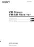 FM Stereo FM-AM Receiver