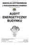 AUDYT ENERGETYCZNY BUDYNKU