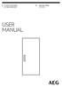 S74010KDW0 S74010KDX0. Instrukcja obsługi Chłodziarka USER MANUAL