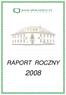 SPIS TREŚCI. 9. Kierunki działania Banku na 2009 r Raport roczny 2008 r. Strona 2