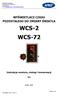 WCS-2 WCS-72 WYŚWIETLACZ CZASU POZOSTAŁEGO DO ZMIANY ŚWIATŁA. Instrukcja montażu, obsługi i konserwacji