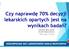 Czy naprawdę 70% decyzji lekarskich opartych jest na wynikach badań? Michał Milczarek ALAB laboratoria. PTDL Lublin