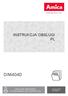 INSTRUKCJA OBSŁUGI PL DIM404D URUCHOM URZĄDZENIE PO ZAPOZNANIU SIĘ Z INSTRUKCJĄ IO-DWS-1095 ( /1)