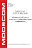 Regulamin Zarządu MODECOM Spółka Akcyjna uchwalony przez Radę Nadzorczą MODECOM S.A. z siedzibą w Starej Iwicznej 15 października 2015