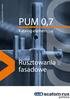 System rusztowań PUM PUM 0,7. Katalog elementów. Rusztowania fasadowe