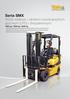 Seria SMX. Wózki widłowe z silnikiem wysokoprężnym, gazowym (LPG) i dwupaliwowym 1500 kg / 1800 kg / 2000 kg