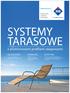 SYSTEMY TARASOWE. z aluminiowymi profilami okapowymi TRWAŁOŚĆ