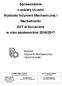 Sprawozdanie z ankiety Uczelni Wydziału Inżynierii Mechanicznej i Mechatroniki ZUT w Szczecinie w roku akademickim 2016/2017