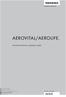 I N S T RU KC JA M O N TA Ż U AEROVITAL/AEROLIFE. Nawiewnik ścienny z odzyskiem ciepła. O K U C I A O K I E N N E O K U C I A D O D R Z W I