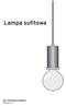 Lampa sufitowa. Instrukcja montażu 91712HB54XVII