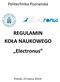 REGULAMIN KOŁA NAUKOWEGO Electronus