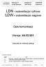 LDN - wyświetlacze cyfrowe LDW wyświetlacze wagowe