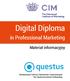 Digital Diploma. in Professional Marketing. Materiał informacyjny