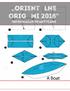 Orientalne origami 2018 INFORMACJE PRAKTYCZNE