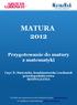 MATURA Przygotowanie do matury z matematyki