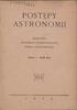 POSTĘPY ASTRONOMII PTA. TOM I o ROK 1953 CZASOPISMO POŚWIĘCONE UPOWSZECHNIANIU W IEDZY ASTRONOMICZNEJ