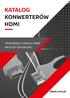 KATALOG KONWERTERÓW HDMI