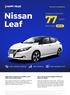 Nissan Leaf. Stawka za kilometr. gr/km. Rata stała. 777 zł. Płać tyle, ile wyjeździsz!