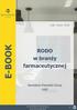 Łódź, marzec 2018r. RODO w branży farmaceutycznej E-BOOK. Kancelaria Mariański Group Łódź.