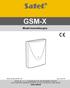 GSM-X. Moduł komunikacyjny. Wersja oprogramowania 1.00 gsm-x_pl 01/18