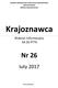 POLSKIE TOWARZYSTWO TURYSTYCZO-KRAJOZNAWCZE ZARZĄD GŁÓWNY KOMISJA KRAJOZNAWCZA. Krajoznawca. Biuletyn informacyjny KK ZG PTTK. Nr 26.