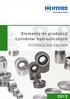 Elementy do produkcji cylindrów hydraulicznych HYDRAULIKA SIŁOWA