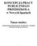 KONCEPCJA PRACY PUBLICZNEGO PRZEDSZKOLA w Nowych Iganiach