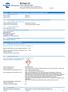 H315 H318. : Natriummetasilicaat pentahydraat, Benzenesulphonic acid, C10-13-alkyl derivs., sodium salts. H318 - Powoduje poważne uszkodzenie oczu