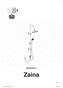 Zaina V TLS10474 E20 Saina shower kit.indd 1 13/03/ :02