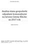 Analiza stanu gospodarki odpadami komunalnymi na terenie Gminy Kłecko za 2017 rok