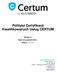 Polityka Certyfikacji Kwalifikowanych Usług CERTUM