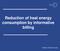 Reduction of heat energy consumption by informative billing. Referent: Robert Gorzycki