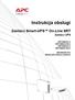Instrukcja obsługi. Zasilacz Smart-UPS On-Line SRT. Zasilacz UPS SRT1000UXI-LI SRT1000UXI-NCLI SRT1500UXI-LI SRT1500UXI-NCLI