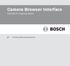 Camera Browser Interface