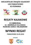 WIELKOPOLSKI ZWIĄZEK KAJAKOWY UKS PAMIATKOWO KS POSNANIA REGATY KAJAKOWE. XVI MEMORIAŁ im. ANDRZEJA KULCZAKA RANKING DZIECI I MŁODZIKÓW WYNIKI REGAT