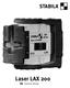 Laser LAX 200. Instrukcja obsługi