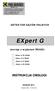 EXpert G INSTRUKCJA OBSŁUGI DETEKTOR GAZÓW PALNYCH. (wersja z wyjściem RS485) KRAKÓW EXpert G /PP /RS485. EXpert G /K /RS485. EXpert G /E /RS485